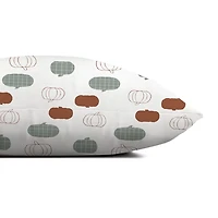 Tiny Pumpkin Pattern Outdoor Pillow