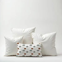 Tiny Pumpkin Pattern Outdoor Pillow