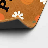Hello Pumpkin Daisy Coir Doormat