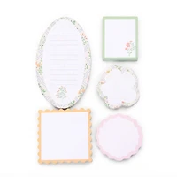 Floral Quilted Sticky Note Set