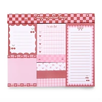 Cherry Berry Bow Sticky Notes Set