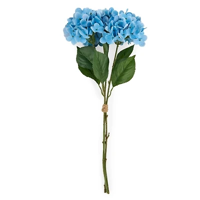 Realistic Blue Hydrangea Bundle, 26 in.