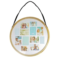 Round 12-Photo Wood Collage Frame
