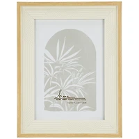 Cream Geometric Picture Frames, Set of 4