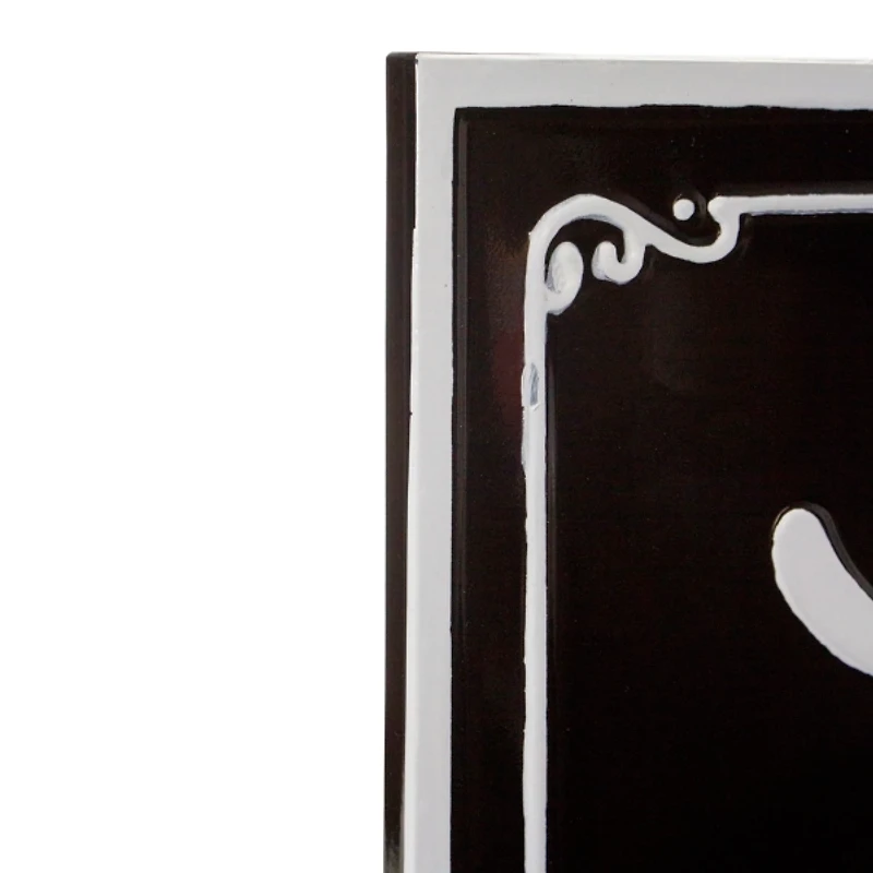 Self Service Laundry Metal Wall Plaque