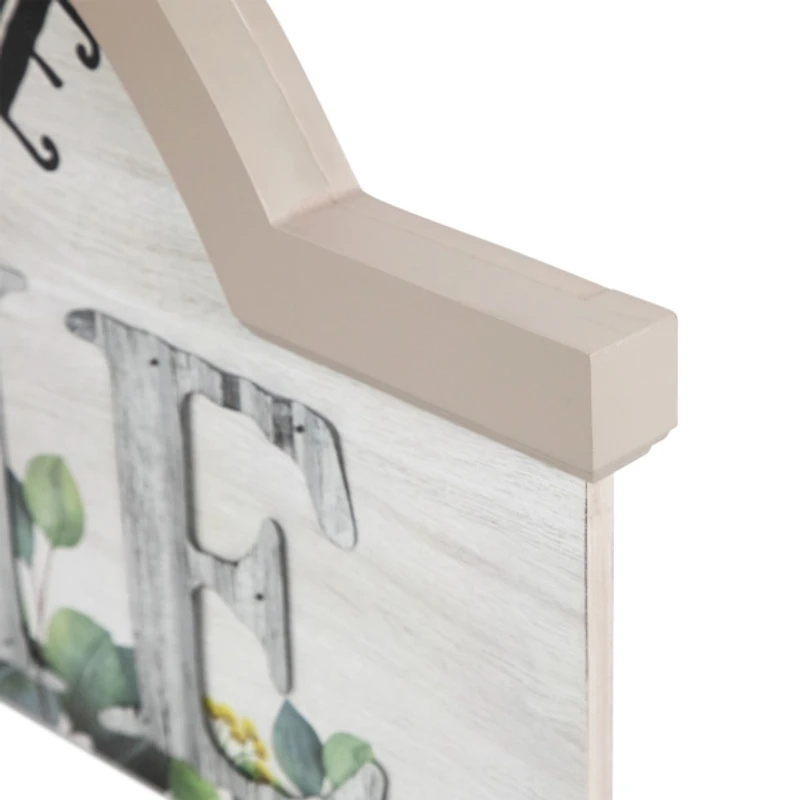 Welcome to Our Home Botanical Wall Plaque