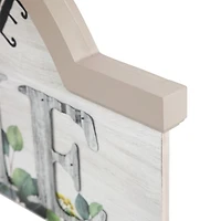 Welcome to Our Home Botanical Wall Plaque