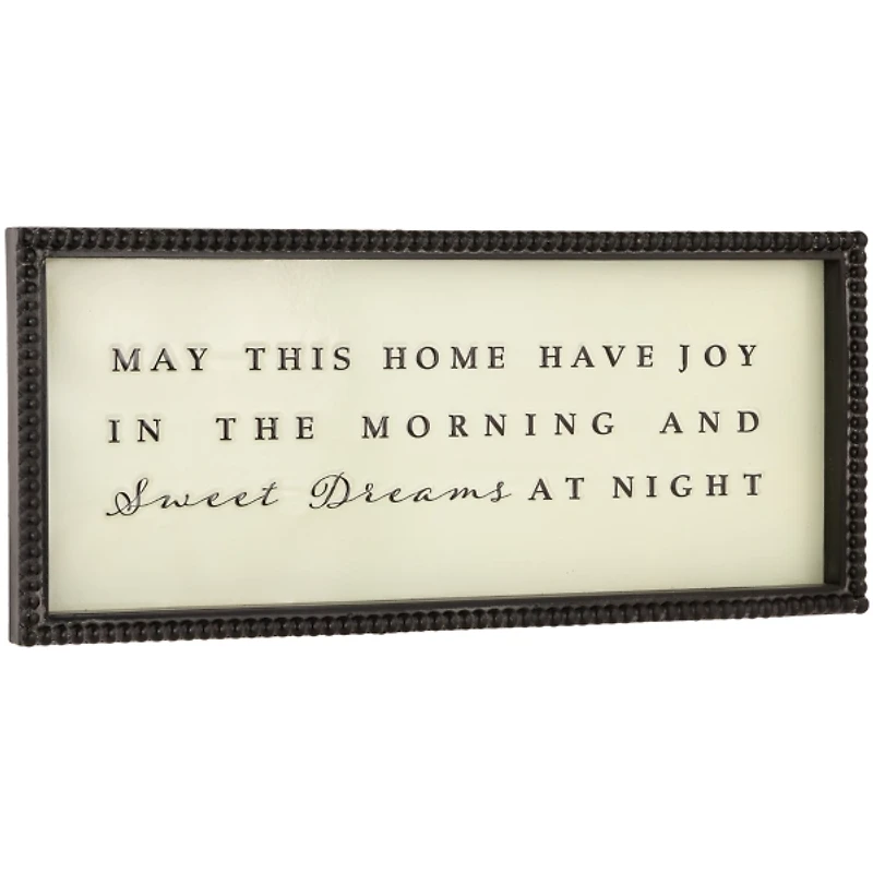 Joy and Sweet Dreams Wall Plaque