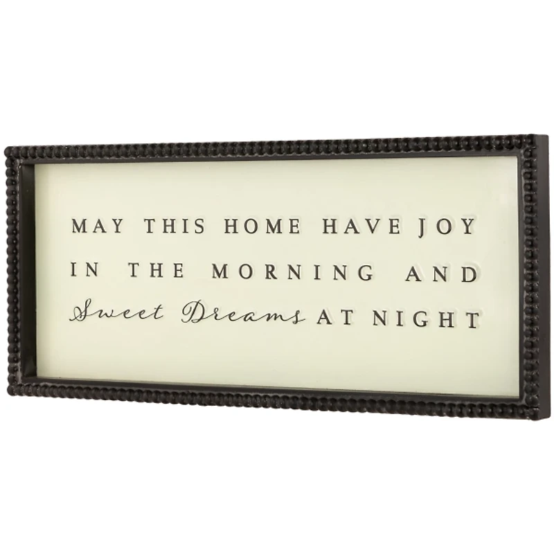 Joy and Sweet Dreams Wall Plaque