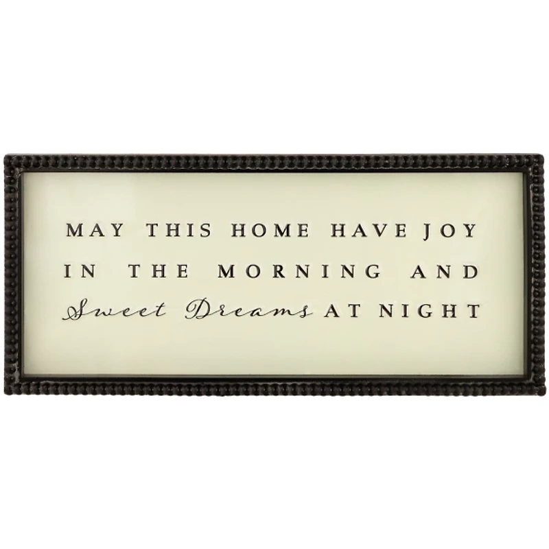 Joy and Sweet Dreams Wall Plaque