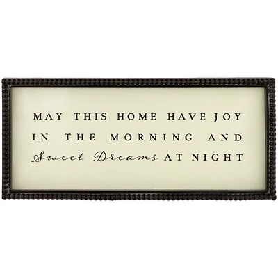 Joy and Sweet Dreams Wall Plaque