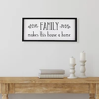Family Makes This House a Home Wall Plaque