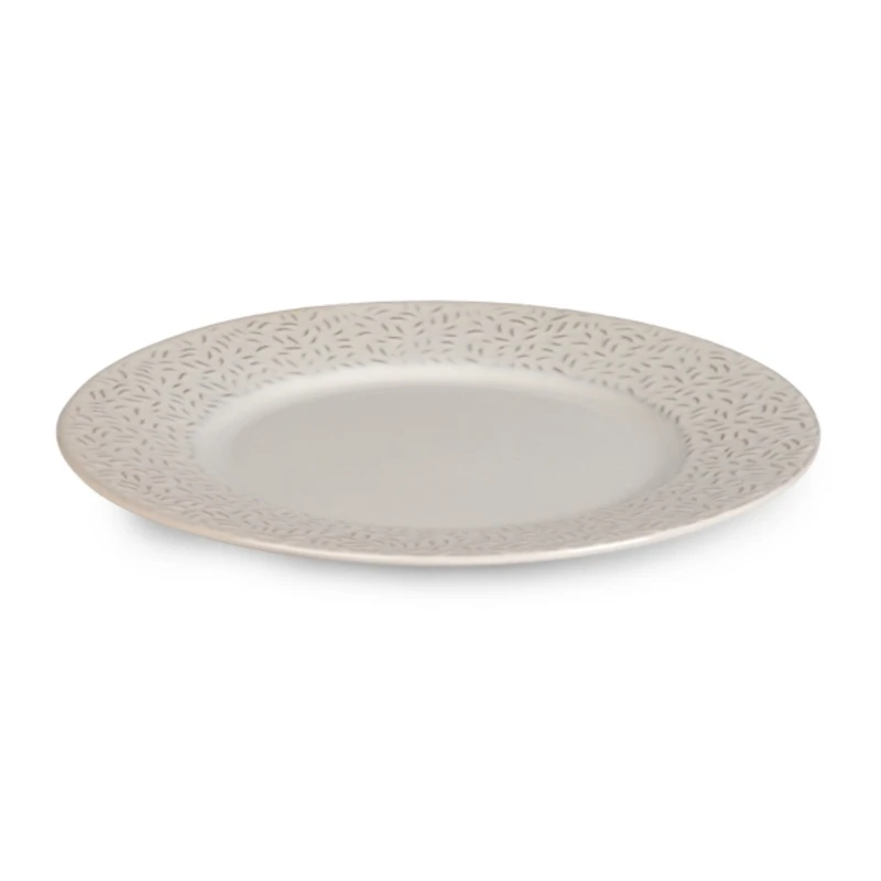 White Vine Ceramic Salad Plate