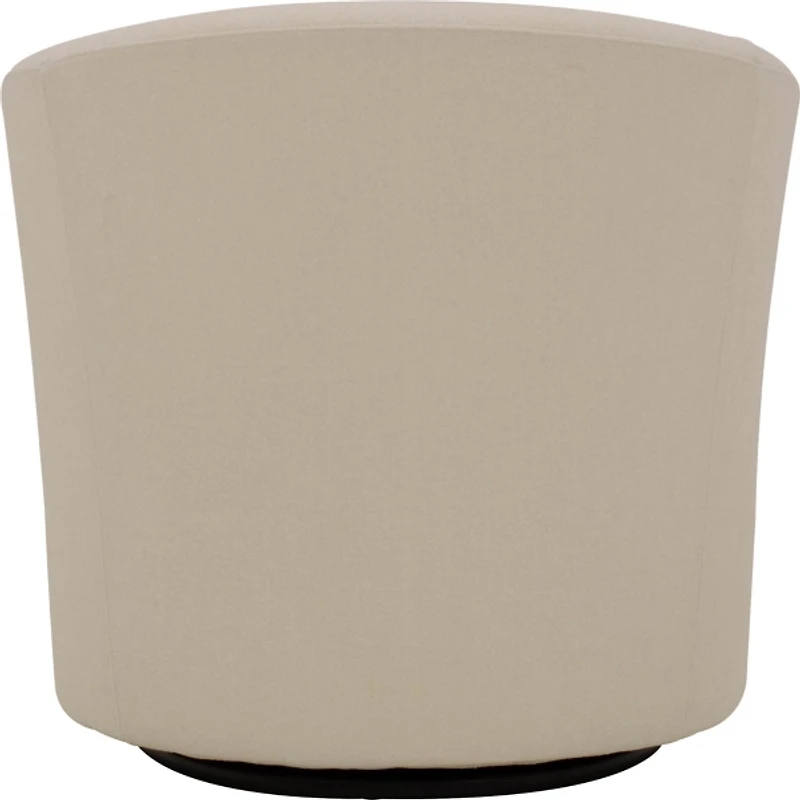 Chloe Ivory Upholstered Swivel Chair