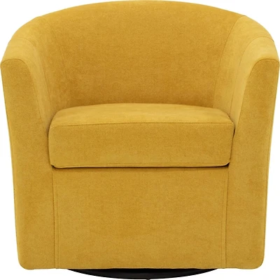 Chloe Marigold Upholstered Swivel Chair
