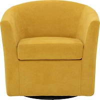 Chloe Marigold Upholstered Swivel Chair