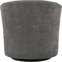 Chloe Gray Upholstered Swivel Chair