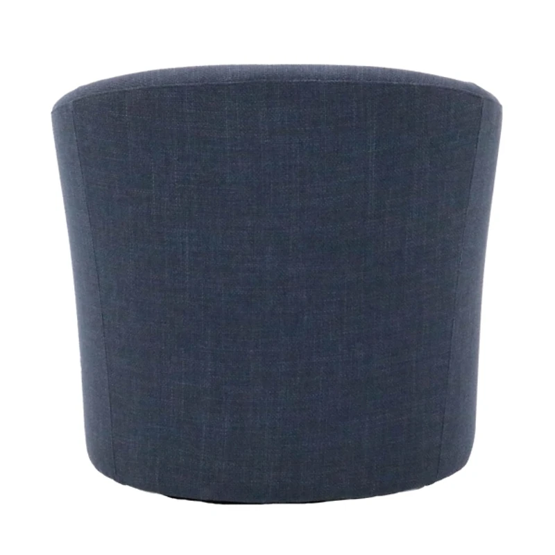 Chloe Navy Upholstered Swivel Chair