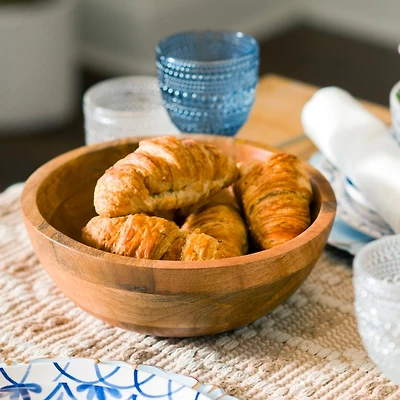 Mango Wood Serving Bowl