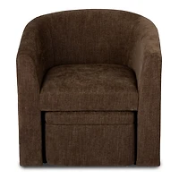 Bexley Mink Upholstered Chair & Ottoman Set