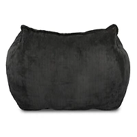 Dark Gray Channel Tufted Comfy Foam Lounge Chair