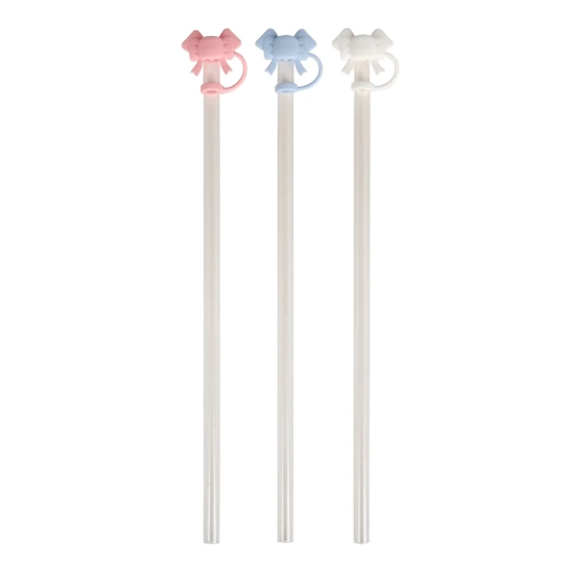 Bow Hydration Straws, Set of 3