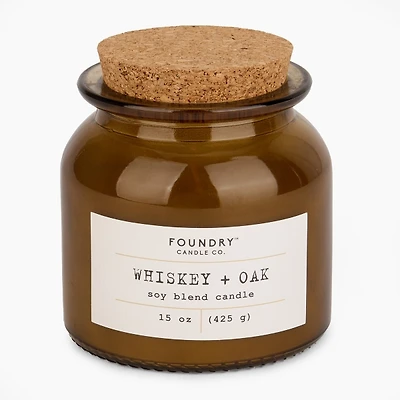Whiskey & Oak Typewriter 1-Wick Jar Candle