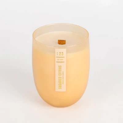 Sugared Citrus Wood Wick Jar Candle