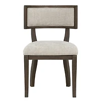 Marie Gray Upholstered Dining Chairs, Set of 2