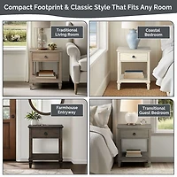 Victoria Wood Nightstand