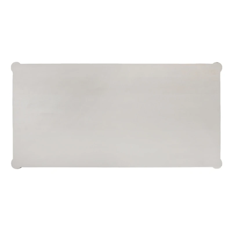 Genevieve White Wood Coffee Table