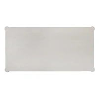 Genevieve White Wood Coffee Table