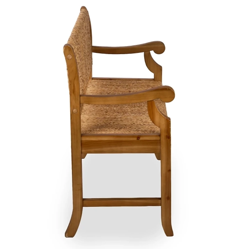 Camden Natural Woven Bench