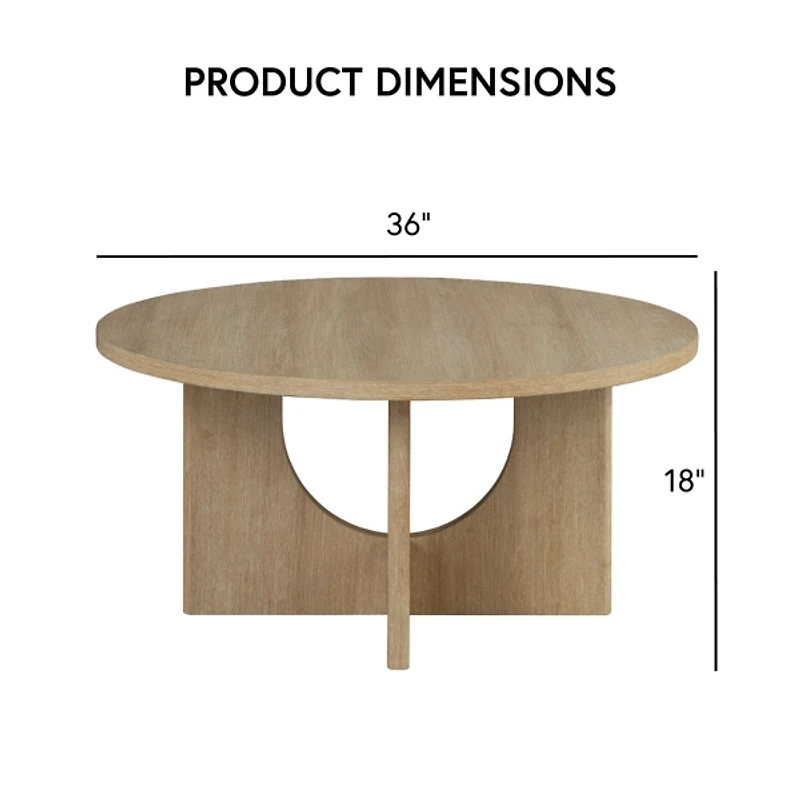 Calsen Natural Wood Occasional Tables, Set of 3