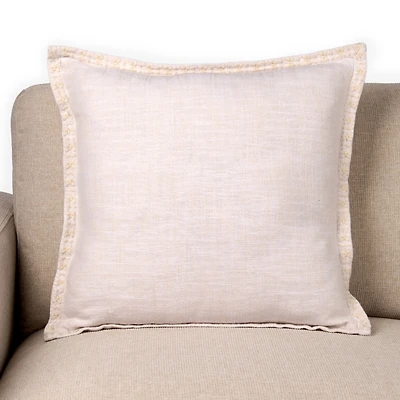 Satin Stitch Trim Pillow