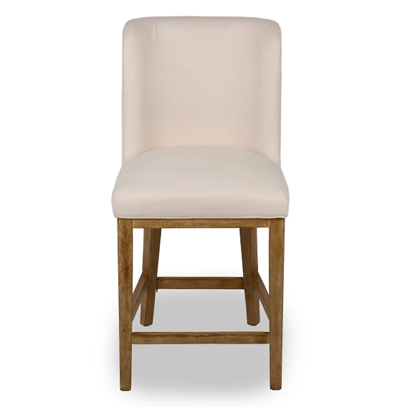 Capri Cream Upholstered Counter Stool