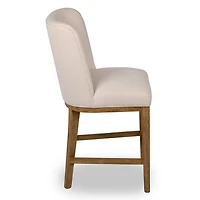 Capri Cream Upholstered Counter Stool