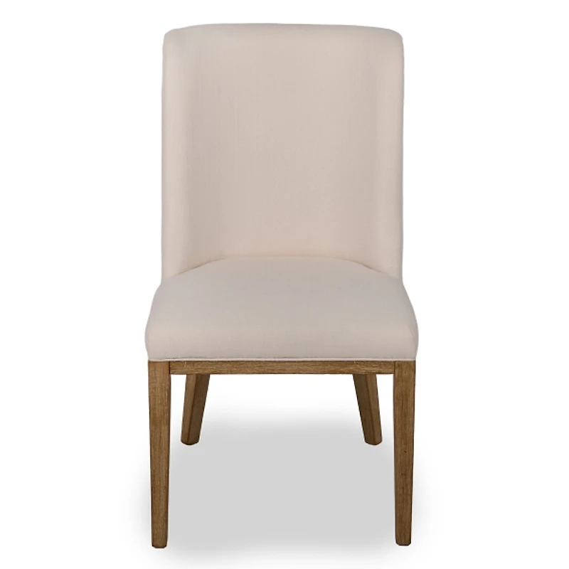 Capri Cream Upholstered Dining Chairs, Set of 2