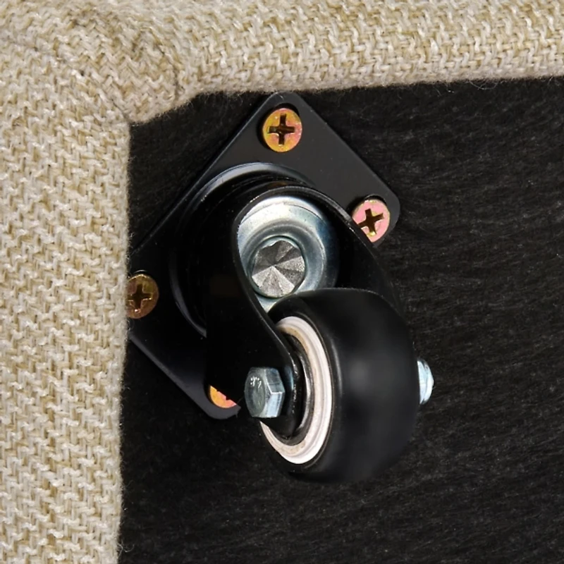 Kaelyn Cream Upholstered Dining Chairs, Set of 2