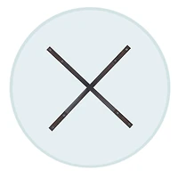 Auden Glass and Espresso Wood Round Dining Table