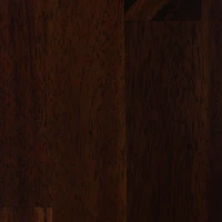 Auden Glass and Espresso Wood Round Dining Table