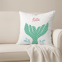 Personalized Mermaid Tail Pillow