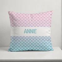 Personalized Mermaid Scales Pillow