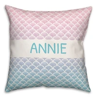 Personalized Mermaid Scales Pillow