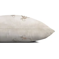 Ivory Floral Chandelier Pillow