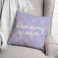 Dancing Queen Checkered Pillow