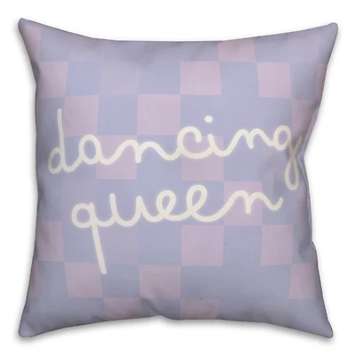 Dancing Queen Checkered Pillow
