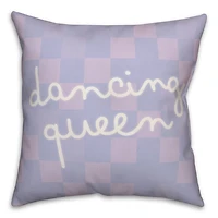 Dancing Queen Checkered Pillow