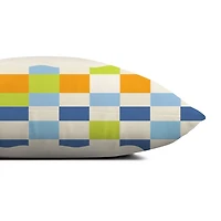 Nap Never Play 4ever Checkered Pillow