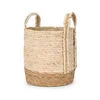 Small Dark Natural Base Basket